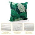 thumbnail image 4 of Fenyluxe  Banana Leaves Pillow Covers Tropical Palm Leaves Cushion Covers Square Decorative Pillowcases for Sofa,Couch,Bed,Patio 18x18in, 4 of 5