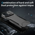 thumbnail image 7 of Dteck Case for iPhone 15 Plus,Shockproof TPU+PC Armor Case Slide Lens Protection Cover for iPhone 15 Plus,Black, 7 of 7
