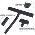 thumbnail image 4 of Silicone shower scraper with stainless steel core (black), 4 of 5