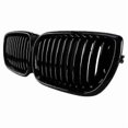 thumbnail image 1 of Gloss Black Front Hood Kidney Grill for - E46 3 Series 2002-2005 4D Sedan 318I 320I 323I 328I Front, 1 of 5