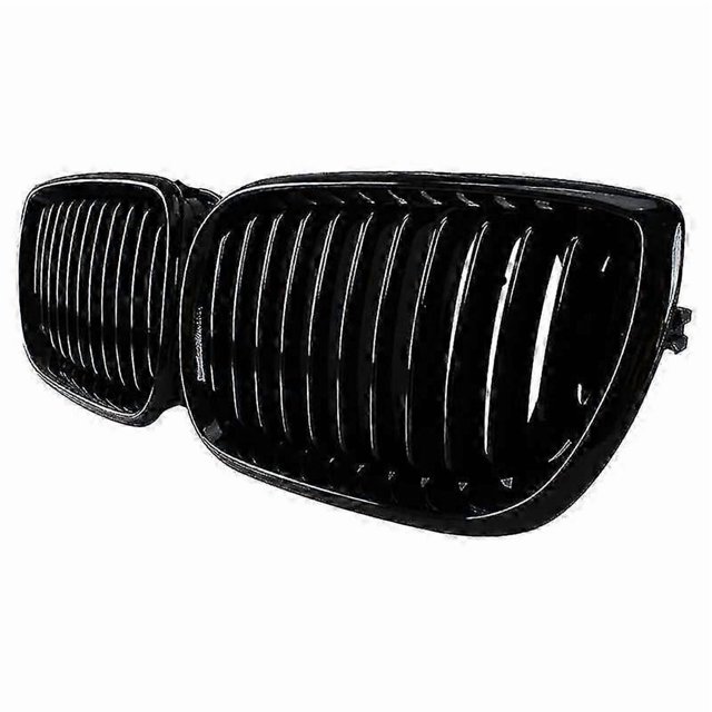 Gloss Black Front Hood Kidney Grill for - E46 3 Series 2002-2005 4D Sedan 318I 320I 323I 328I Front