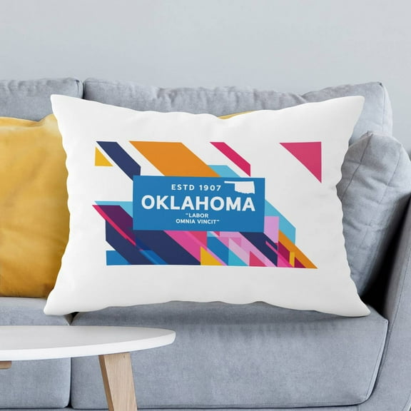 Personalized Oklahoma Pillow Case
