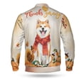 thumbnail image 2 of Happy Thanksgiving Akita with Turkey Pumpkins Autumn Vibes All Over Print 3D Baseball Jacket Inu Dog Lover Bomber Jacket Softball - 12018, 2 of 6