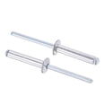 thumbnail image 1 of Unique Bargains 5mm Diameter 25mm Grip Length Silver Tone Aluminum Blind Rivets 60 Pack, 1 of 4