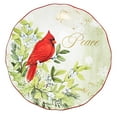 thumbnail image 2 of Tabletop Winters Medley Round Plates S/4 Dessert Cardinal Ivy Christmas 28986, 2 of 5