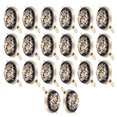 thumbnail image 4 of 20 piezas de cuero Zhivalor Twist Lock DIY bolsos caso aleación hebilla oro borde negro Clip 20MM, 4 of 8