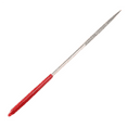 thumbnail image 3 of 10X Queue de Rat Ronde Lapidaire Dossiers Diamant 3mm X 140mm Ton Argent Rouge, 3 of 8