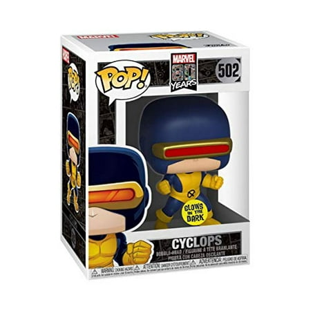 Funko POP! Marvel 80 Years #502 - Cyclops [Glow in The Dark] Exclusive