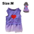 thumbnail image 2 of Camisa para perro, niña, cachorro, ropa, disfraz divertido, lindo tutú, sin mangas, cuello redondo, vestido para mascota, adorable verano, 2 of 5