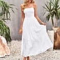 thumbnail image 2 of IROINNID A-Line Dress For Women Sleeveless Square Neck Sexy Vintage Party Dresses Regular Solid Color Dress, 2 of 6
