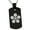 Black, variant on Stainless Steel Maeda Samurai Crest Engraved Dog Tag Pendant Necklace