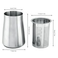thumbnail image 4 of Cocoa Flour Chocolate Coffee Sifter Sieving Fine Mesh Coffee Powder Filter Container Powder Sieve, Powder Shaker, Cooking Restaurant For Home, 4 of 8