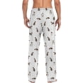 thumbnail image 2 of Top-kevin English Bulldog Men's Pajama Pants Pjs Bottoms with Pockets Sleep Lounge Pants for Men, 2 of 13