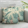 thumbnail image 3 of GOSMITH Throw Pillow Covers Beautiful Floral Pineapple Tropical Flowers Palm Leaves Vintage Tropical Pineapple Beach Palm Hawaii for Couch Living Room, 3 of 5