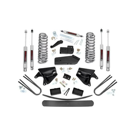 Rough Country 6" Lift Kit (fits) 1980-1996 F150 Bronco 4WD | N3 Steering Stabilizer | N3 Shocks | Suspension | 470.20