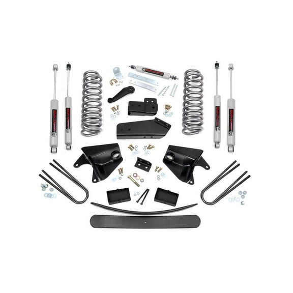 Rough Country 6" Lift Kit (fits) 1980-1996 F150 Bronco 4WD | N3 Steering Stabilizer | N3 Shocks | Suspension | 470.20