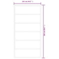 thumbnail image 2 of vidaXL Sliding Door ESG Glass and Aluminum 40.2"x80.7" Black, 2 of 5