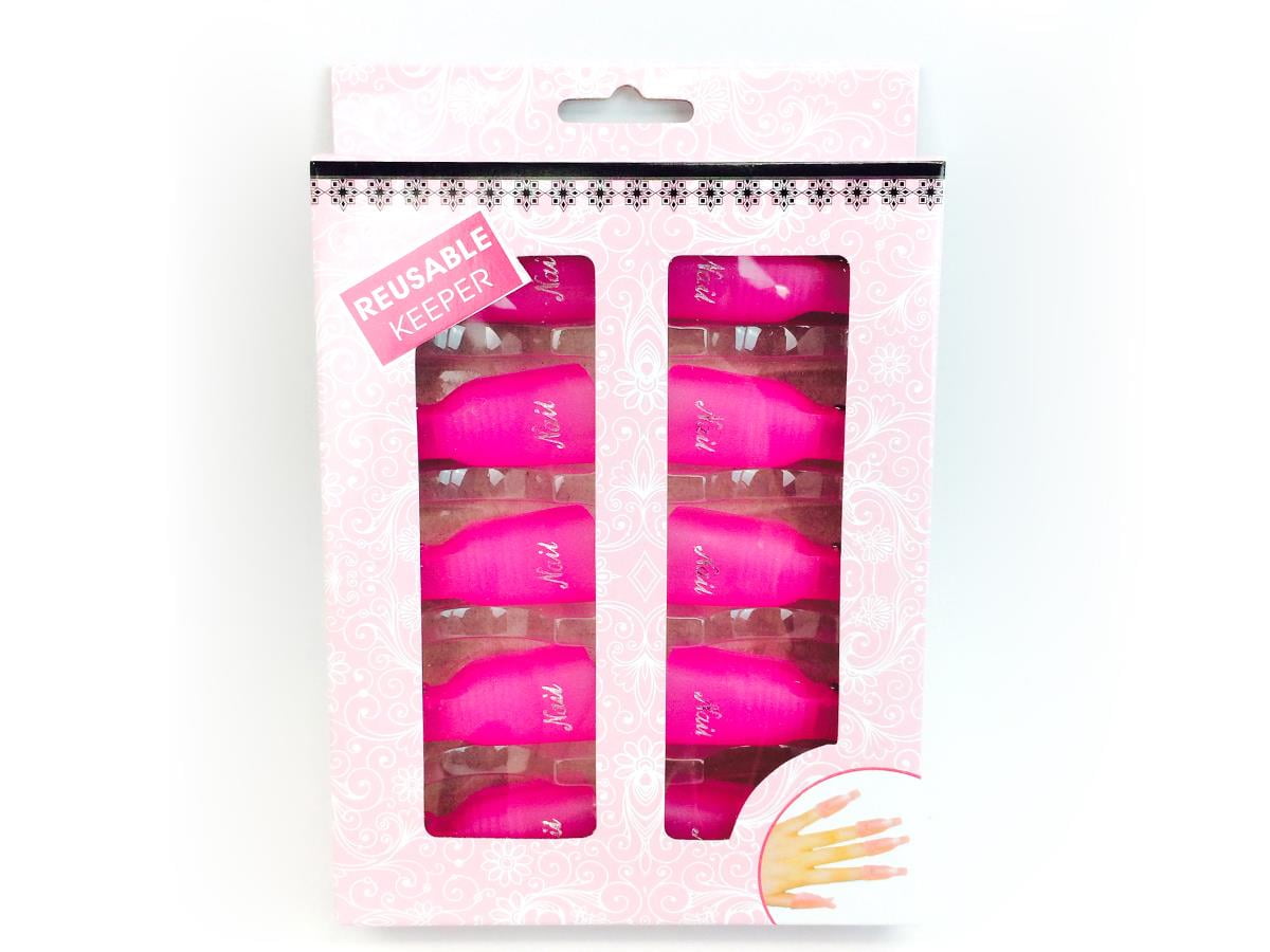 Pana High Quality  Nail Polish Remover Clip Cap - Hot Pink