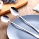 thumbnail image 5 of Bewildely Cuchara agitadora de mango largo, vajilla para café y té helado, cucharas mezcladoras de acero inoxidable para cocina Juegos de servir café y té, 5 of 6