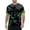 #02Fluorescent Green, variant on Summer Camouflage Pattern Short Sleeve Tee for Men Lightweight Breathable Quick Dry Casual Athletic T‑Shirt Beige 3XL