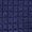 Blue, variant on Miluxas Men Zipper Style Solid Color Stand Collar Long Sleeves Small Squares Sweater Navy