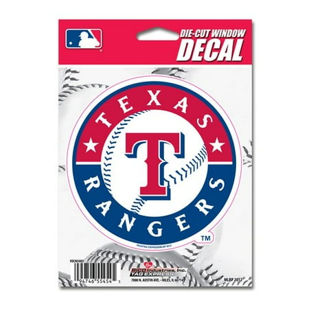 Rico Industries Texas Rangers Die-Cut Vinyl Decal