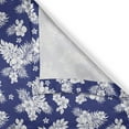 thumbnail image 4 of Ambesonne Blue and White Window Valance, Silhouette of Flower, 54" X 18", Blue White, 4 of 5
