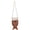 brown, variant on Cute Fish Shape Crossbody Bag, Hollow Woven Leather Drawstring Shoulder Purse