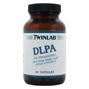 Twinlab DLPA (DL-Phenylalanine) 500 mg Capsules, 60 Ct