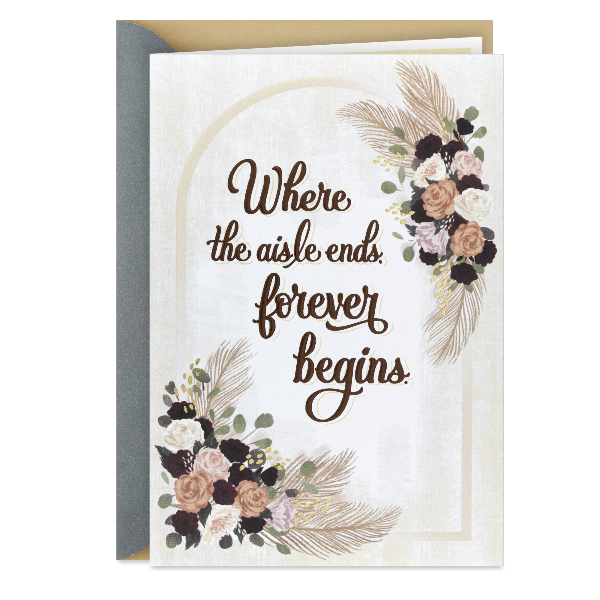 Hallmark Wedding Card (First Steps Into Married Life)