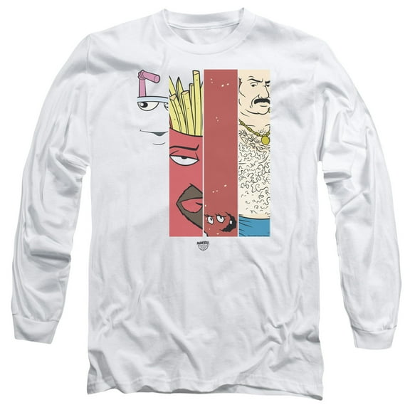 Aqua Teen Hunger Force - Group Tiles - Long Sleeve Shirt - Small
