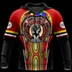thumbnail image 5 of Sudadera con capucha con estampado 3D de lagarto, tortuga, roca y bandera aborigen, novedad en sudaderas y sudaderas para hombres y mujeres, sudadera con capucha de moda, 5 of 5