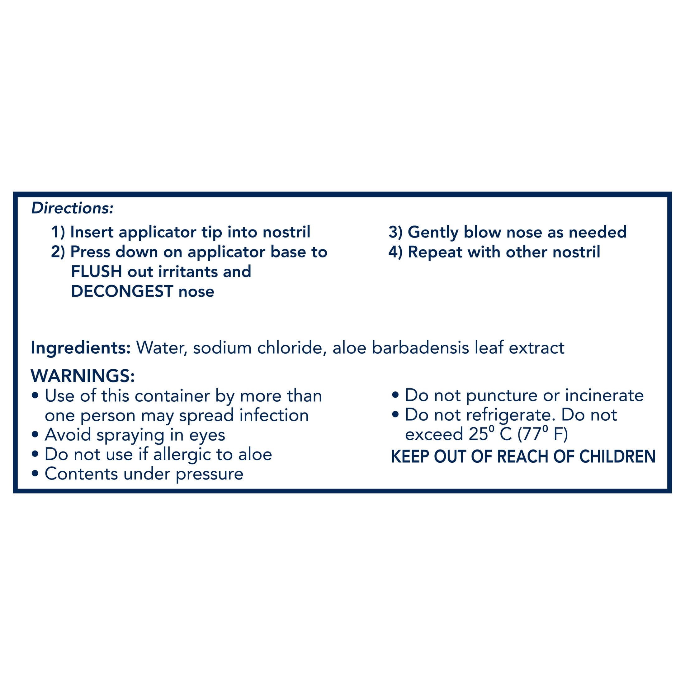 (4 pack) Vicks Sinex Saline Moisturizing Ultra Fine Nasal Mist with Aloe, Drug Free, 5 oz