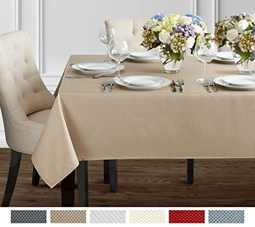 Oblong 70 X 108 Elaine Karen Deluxe Super Clear Heavy Duty Wide Tablecloth Protector 