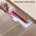 thumbnail image 3 of Hidden Under Desk Drawer Self-Adhesive Plastic Makeups Jewelry Desk Storage Drawer for Kitchen-leaveforme, 3 of 8