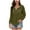 Green, variant on Lenago Long Sleeve Blouses For Women Lightweight Wrinkle Resistant Pullover Tops Shirts For Womens V Neck Solid Color Cotton-Linen Women'S Blouses Large Size Available