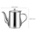 thumbnail image 4 of EIGTHTAIL Stainless Steel Oil Pot Filter Fry Daddy Deep Fryer Strainer Holder for Restaurant Container Set Castor, 4 of 6