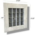 thumbnail image 6 of Modern Home Living Wall Galvanized Steel/Zinc Succulent Planter (Aged Zinc, 16 Pocket), 6 of 7