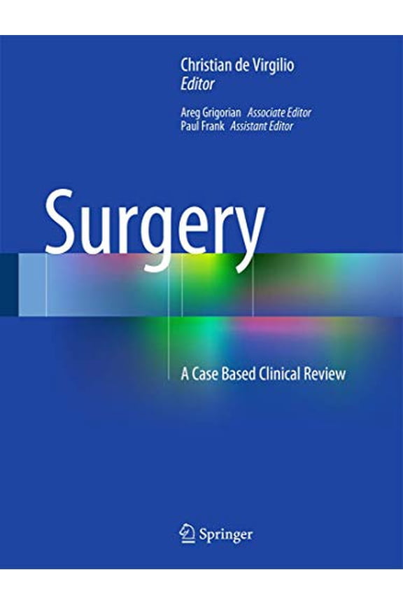 Pre-Owned Surgery : A Case Based Clinical Review, Paperback by De Virgilio, Christian (EDT); Grigorian, Areg (EDT); Frank, Paul N. (EDT), ISBN 1493917250, ISBN-13 9781493917259