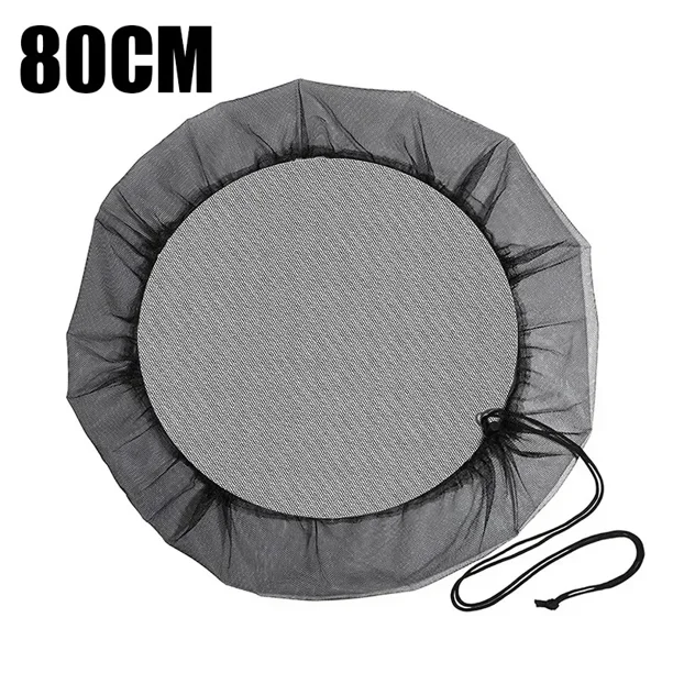 Red de cubierta de malla para barriles de lluvia, tapa de protección para tanque de agua, cubos de recolección de agua, herramienta para recoger lluvia, suministros de jardín