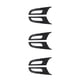 thumbnail image 5 of Kenally Parrilla de luz antiniebla inferior para parachoques delantero, piezas de rejilla de luz antiniebla de plástico automotriz lavable desmontable, Derecha 3piezas Kenally CBP253900, 5 of 6