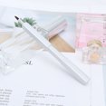 thumbnail image 1 of CRAFTHROU Nylon Fiber Lip Brush 1Pcs Retractable Portable Makeup Tool with Metal Tube White, 1 of 8