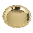 thumbnail image 5 of Round Fruit Tray,Round Decorative Dinner Plate Metal Snack Plate Round Dessert Plate Seamless Integration, 5 of 5