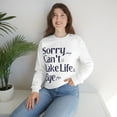 thumbnail image 3 of Funny Sorry Can't Lake Life Bye Sweatshirt Fishing Lake Lover Shirts Gift White 2XL, 3 of 6