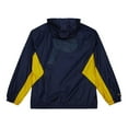 thumbnail image 3 of Men's Mitchell & Ness Navy Indiana Pacers Playmaker Full-Zip Hooded Windbreaker Jacket, 3 of 6