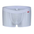 thumbnail image 2 of Gubotare Boxer Brief For Men Men's Underwear Ultra Soft Comfy Breathable Bamboo Rayon Trunks,White M, 2 of 5