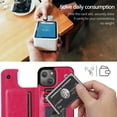 thumbnail image 2 of Case for Samsung A21 Wallet Case with Card Holder, Slim PU Leather Kickstand, Double Magnetic Clasp and Durable Shockproof Cover, 2 of 6