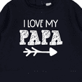 thumbnail image 3 of Inktastic I Love My Papa with Arrow Baby Sweatshirt, 3 of 4