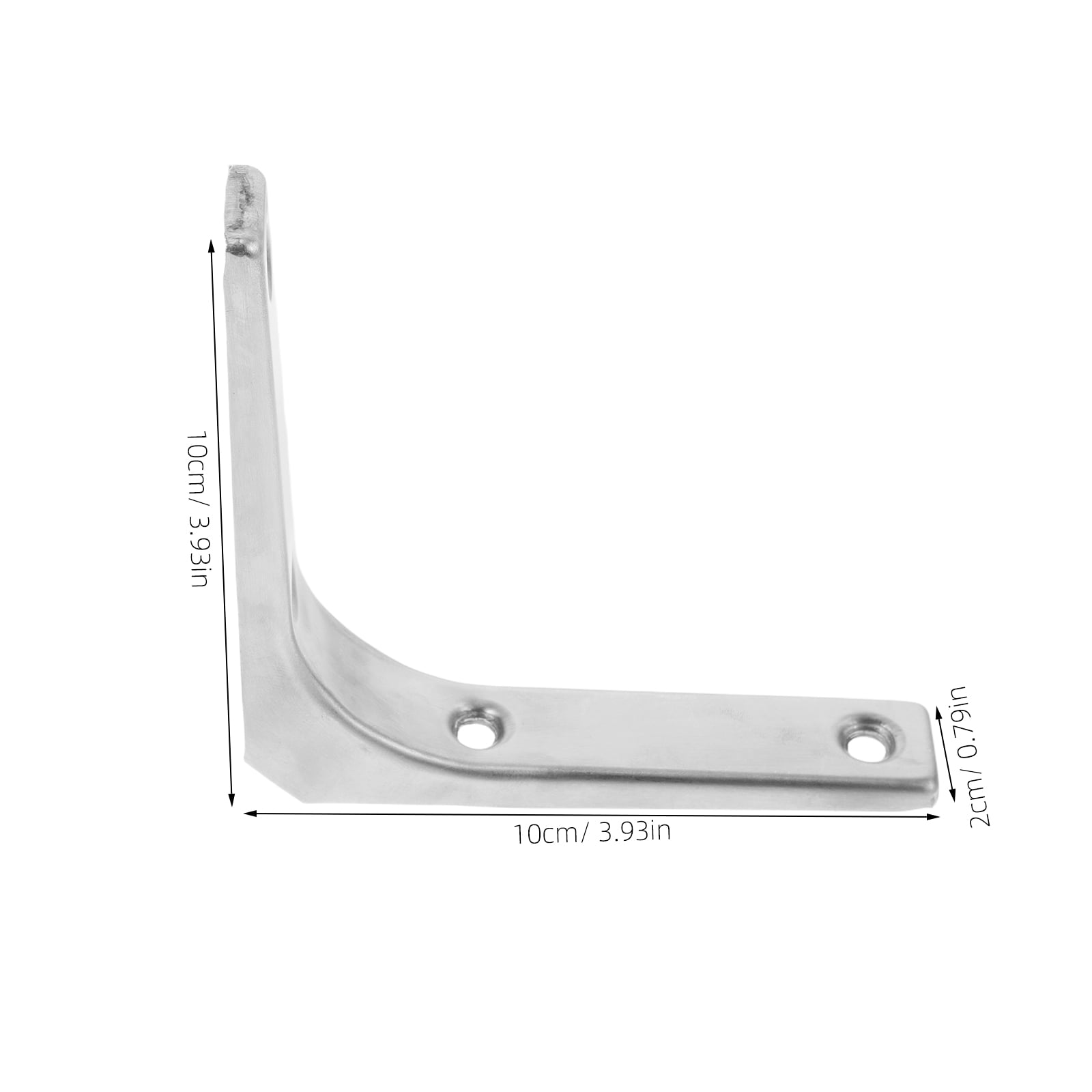 FRCOLOR 4pcs Stainless Steel Triangle Shelf Brackets Replacement Wall Mounted Angle Brackets For Shelves Floating Shelf Mounts For Home And Office