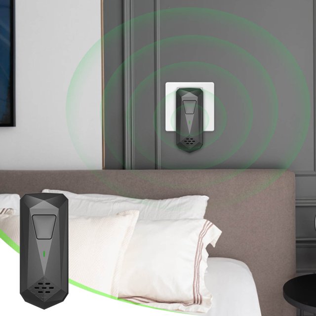Purificador de aire de iones negativos enchufable XOAIHY de 3500 W, estándar estadounidense: compacto y elimina olores para uso doméstico y de oficina.